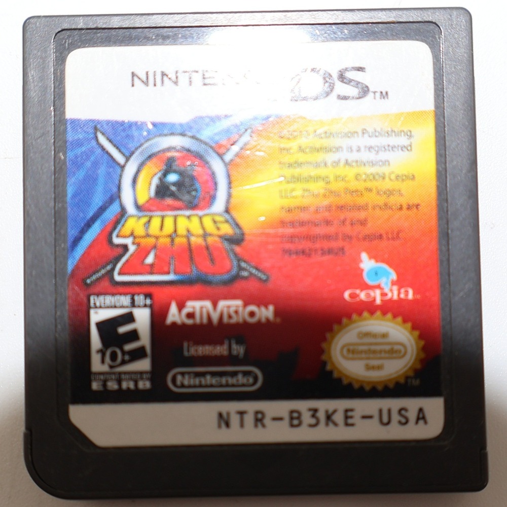 Nintendo‎ Kung Zhu Video Game DS NTSC-U/C Multi-Color Action Combat NTR-B3KE-USA